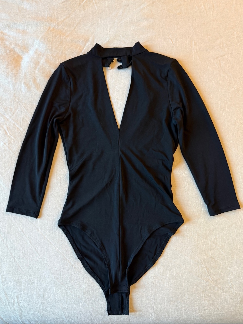 High Neck Cut Out Bodysuit